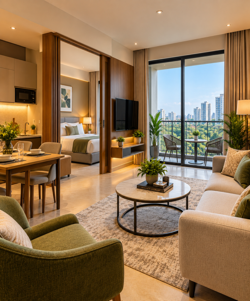 Best Serviced apartments in Faridabad